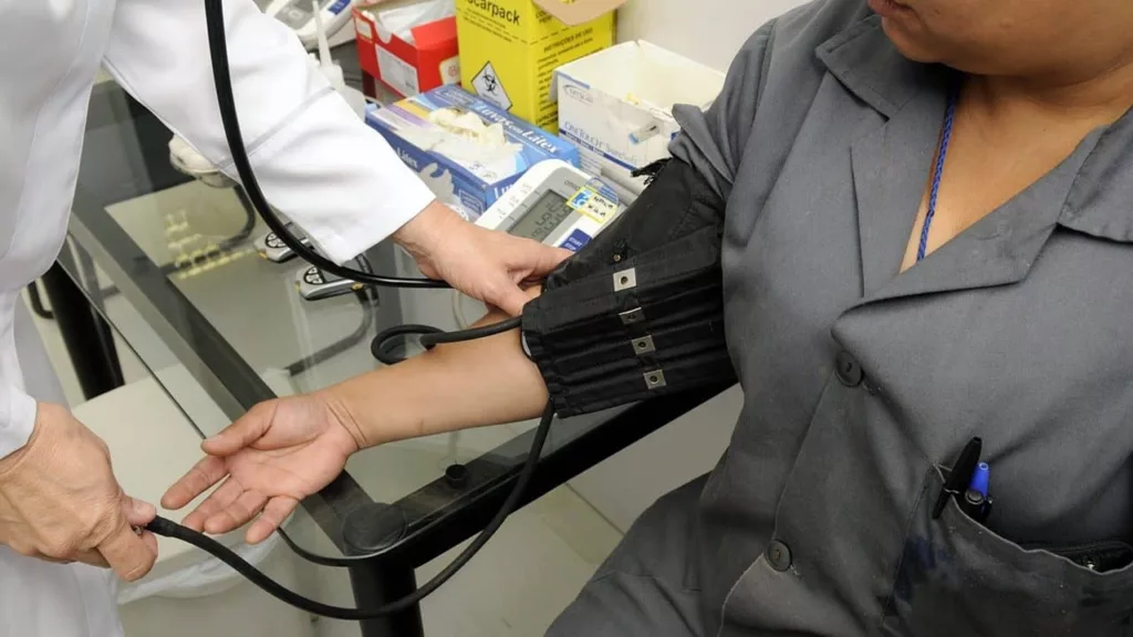 Image of Doctore Taking Blood Pressure