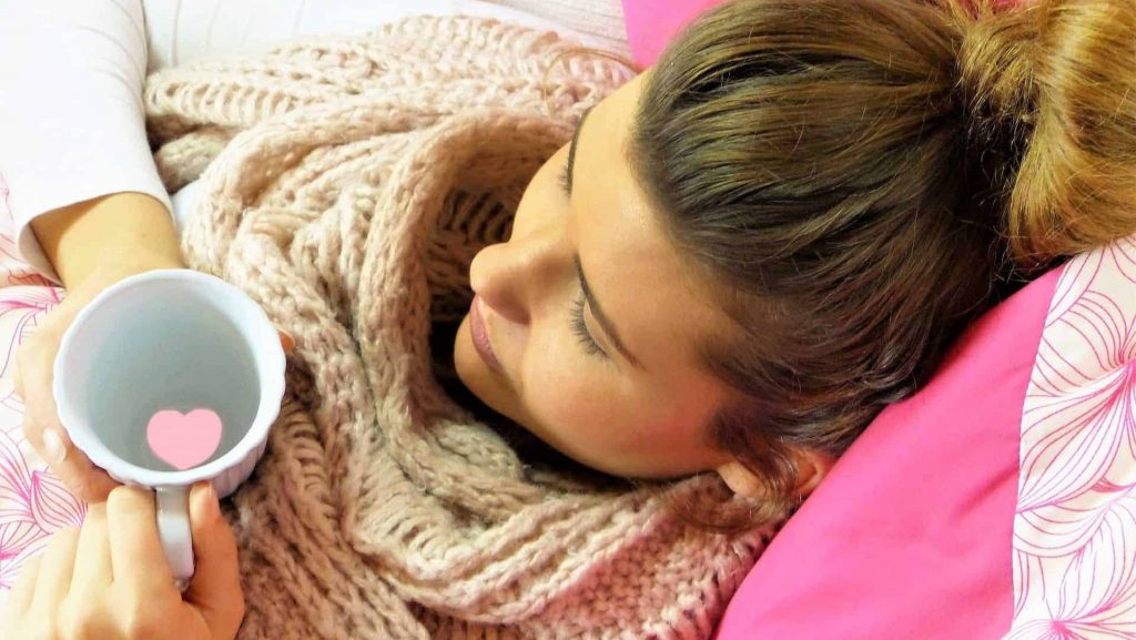 Image of Woman with Flu